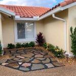 Custom patio area