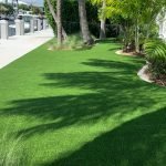 Easy maintenance free artificial grass installation